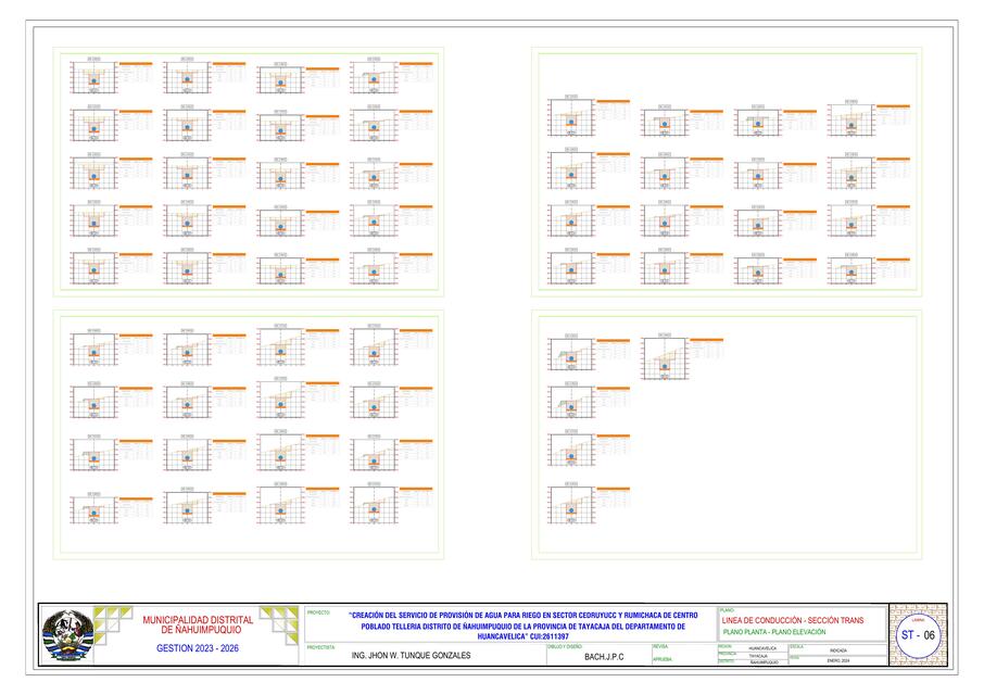 Plano de selección transversal 