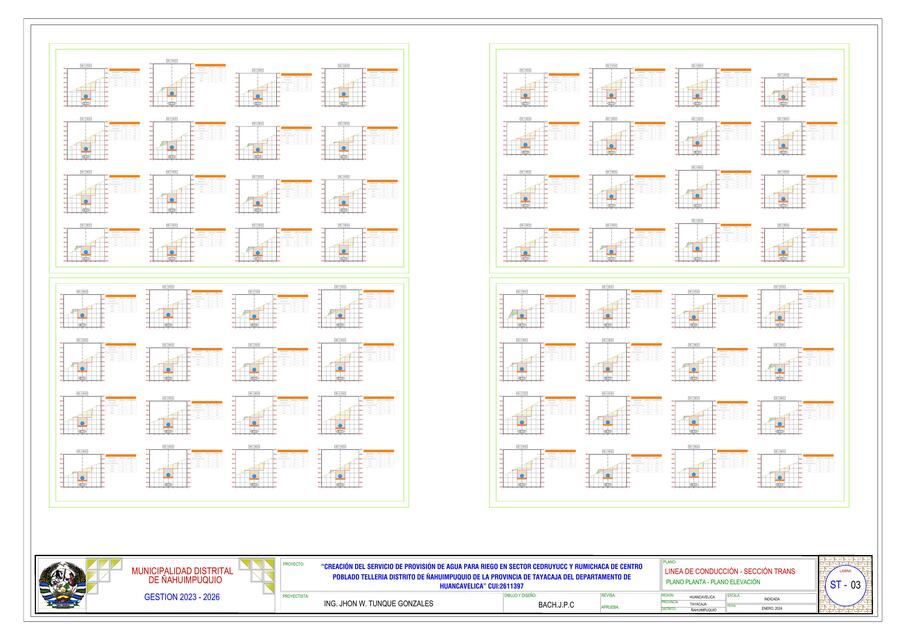 Plano de Sección Transversal 