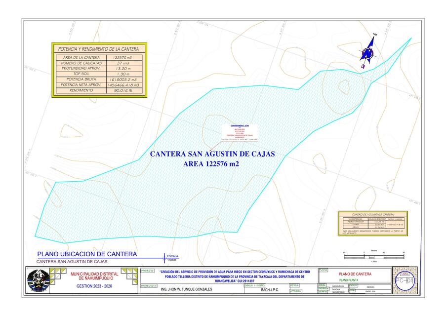 Plano Ubicación de Cantera 