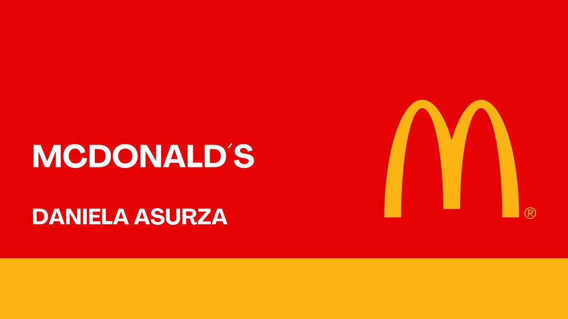 McDonalds 