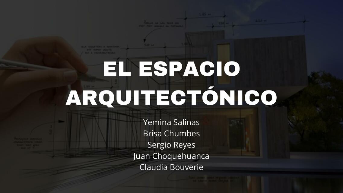 El Espacio Arquitectónico