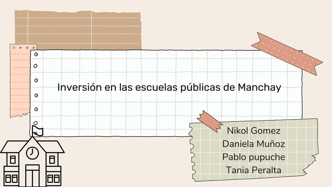 Inversión en las Escuelas Públicas de Manchay 