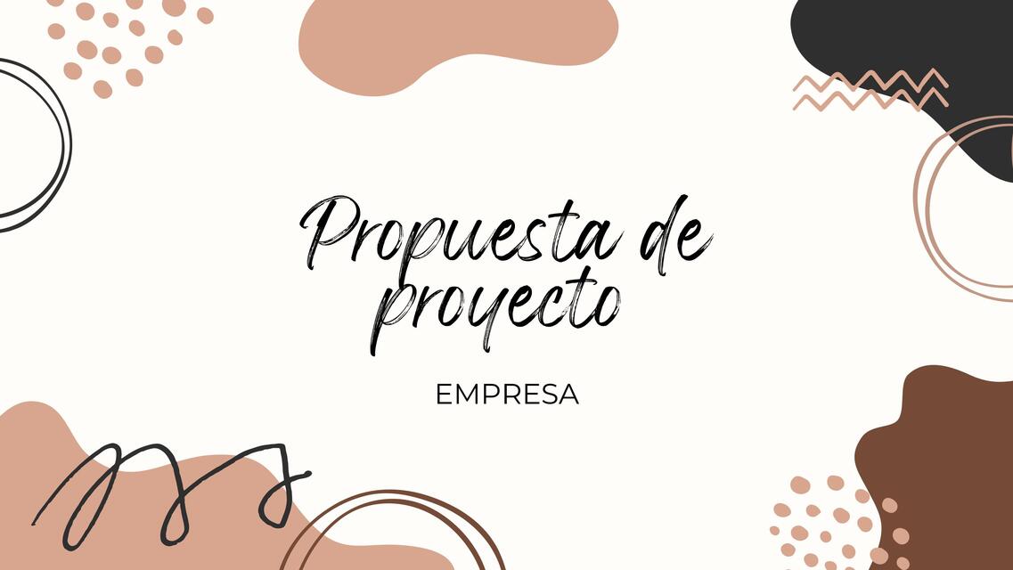 Propuesta de proyecto 