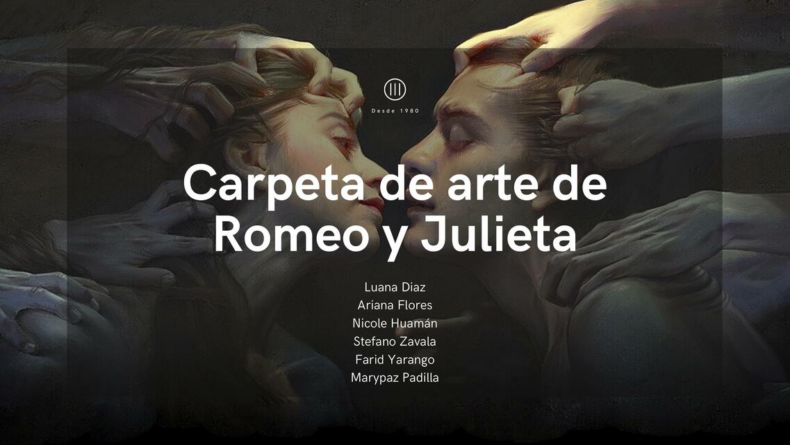 Carpeta de Arte de Romeo y Julieta