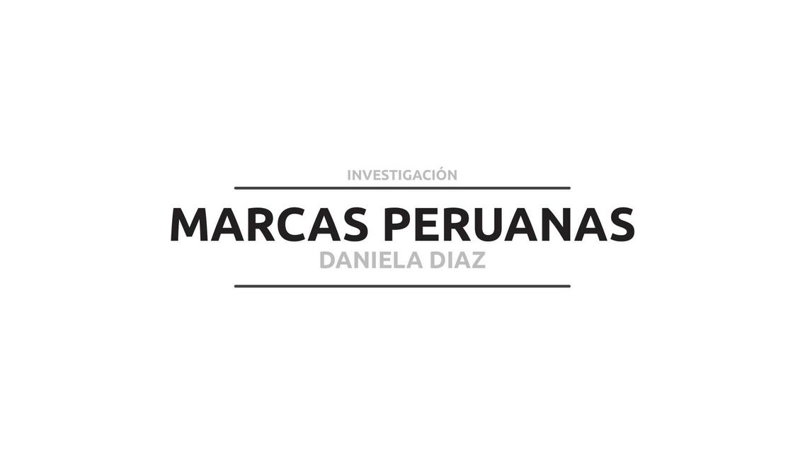 Marcas Peruanas 