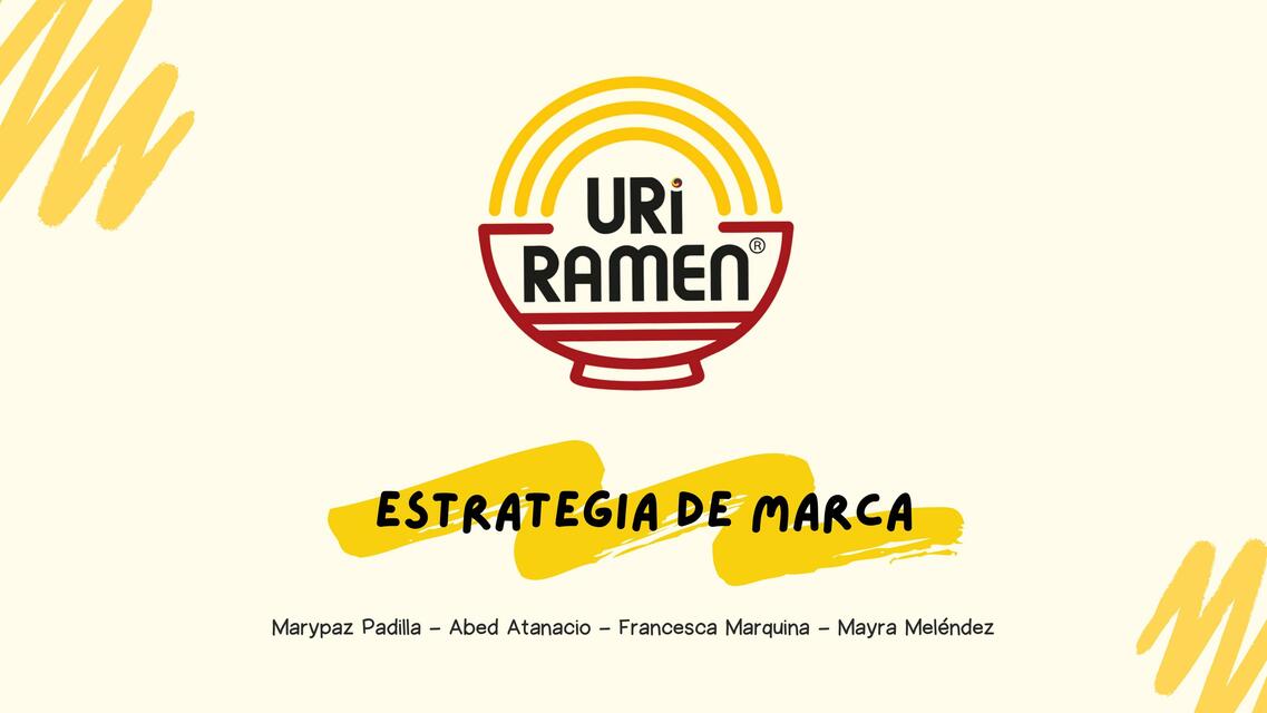 URI RAMEN - Estratega de Marca