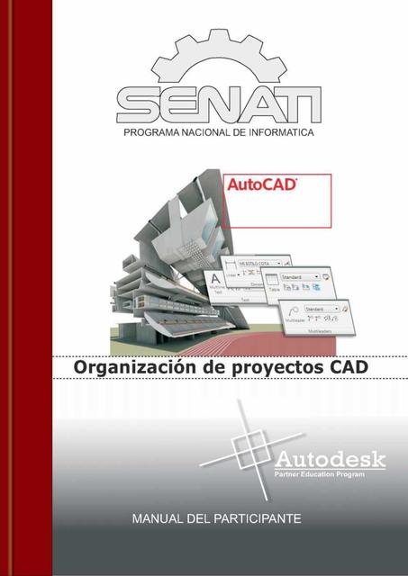 SENATI AutoCad Organizacion De Proyectos CAD