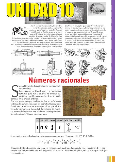 Números Racionales 