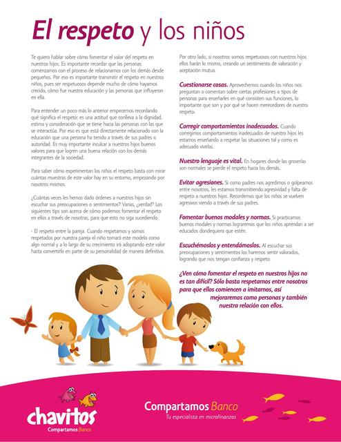 respeto y niños