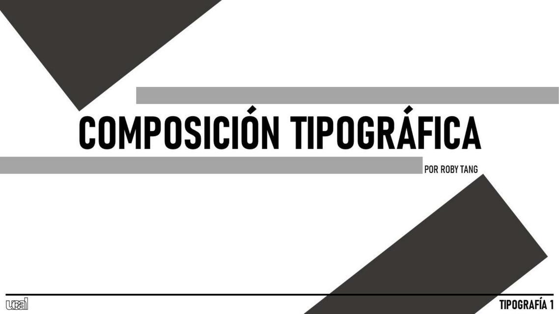 Composicion tipografica 