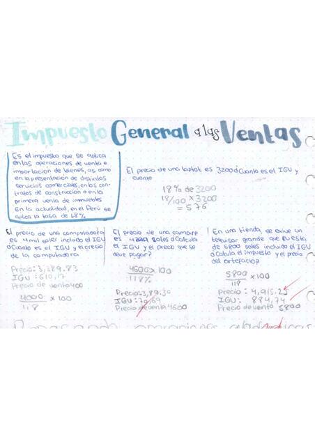 Impuesto General a las Ventas