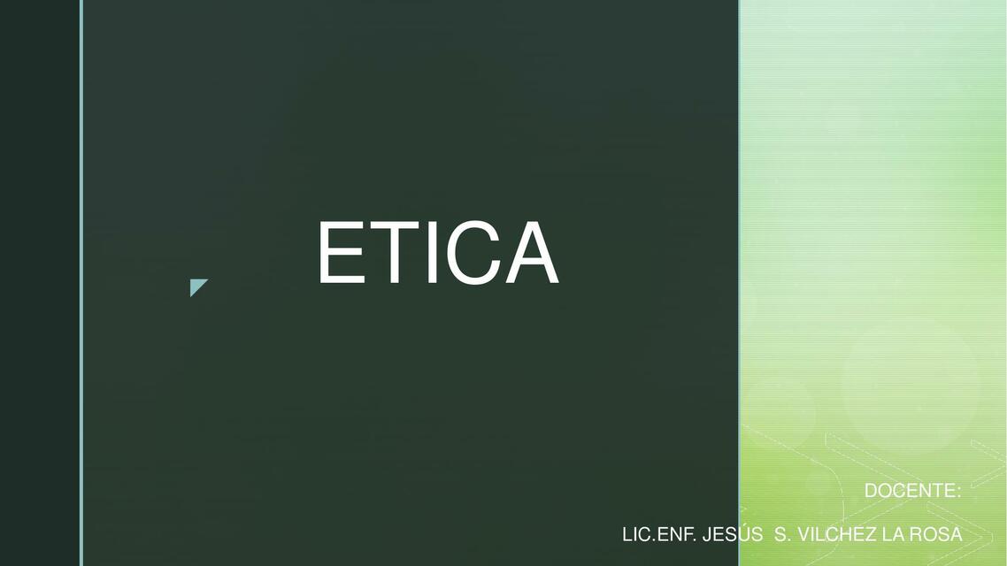 Ética  