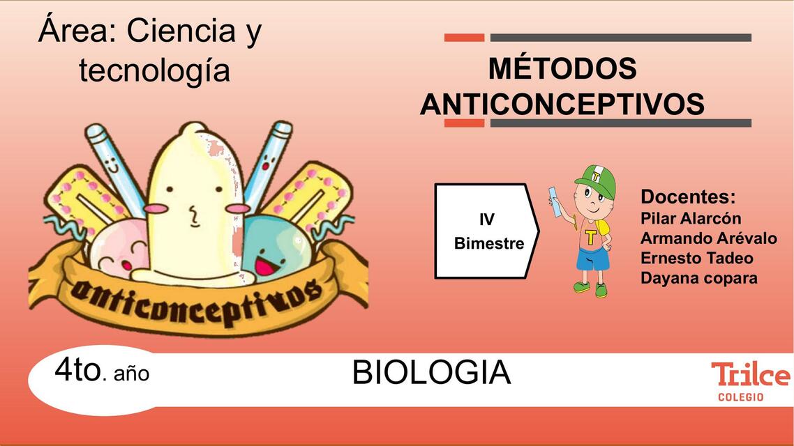 Métodos anticonceptivos  