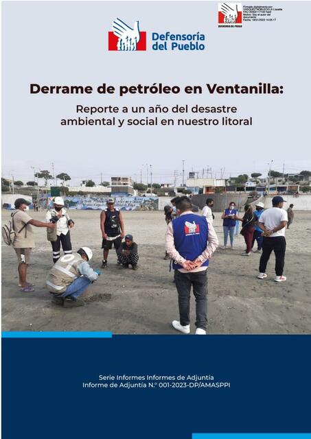 Derrame de Petróleo en Ventanilla