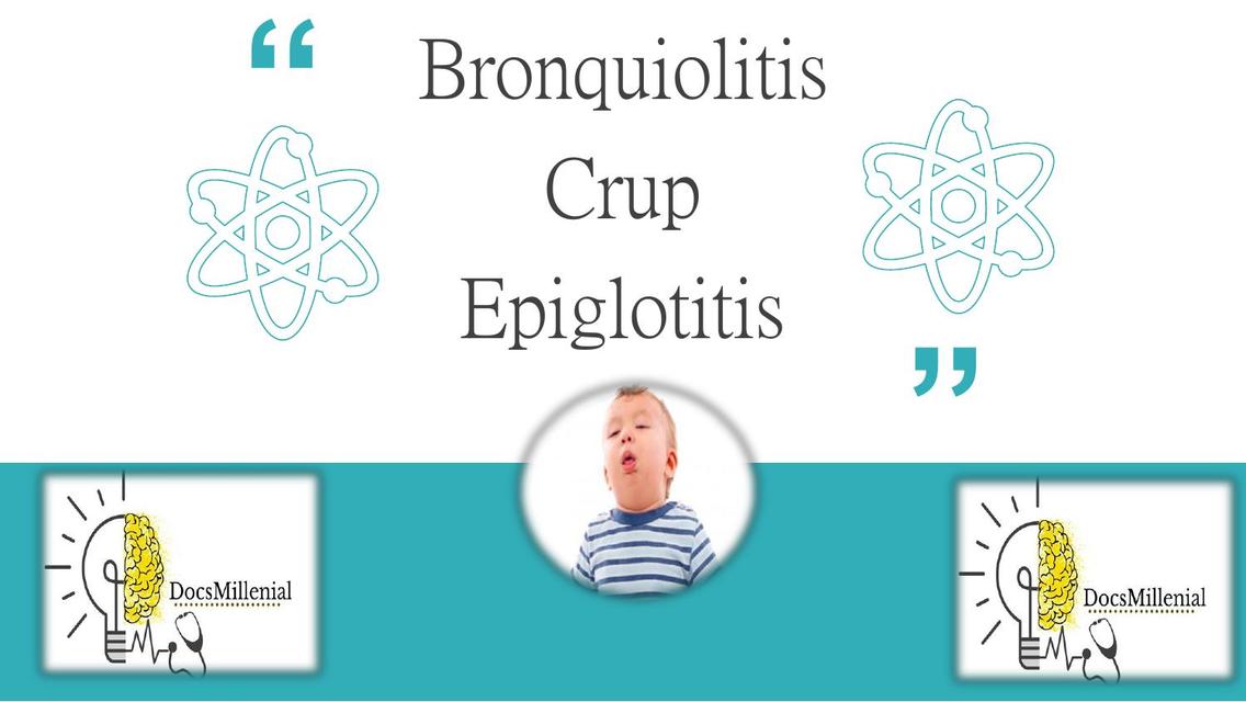 Bronquiolitis crup y epiglotitis