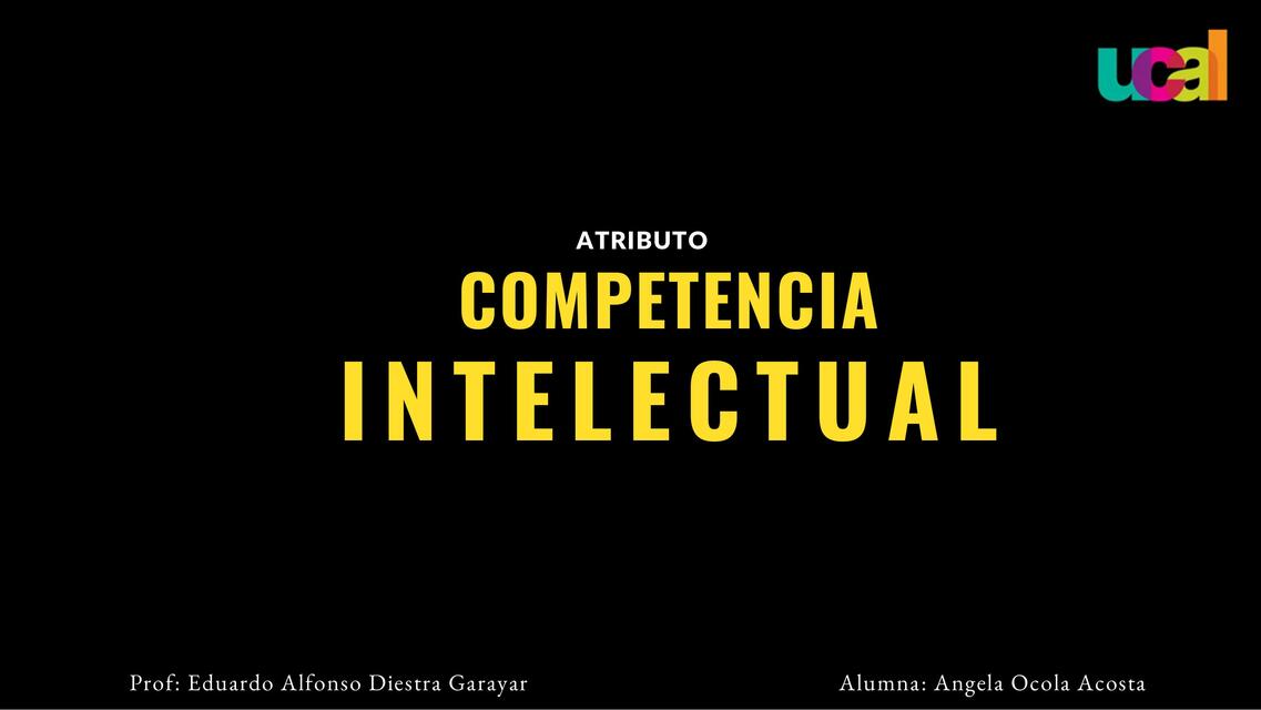 Competencia Intelectual 