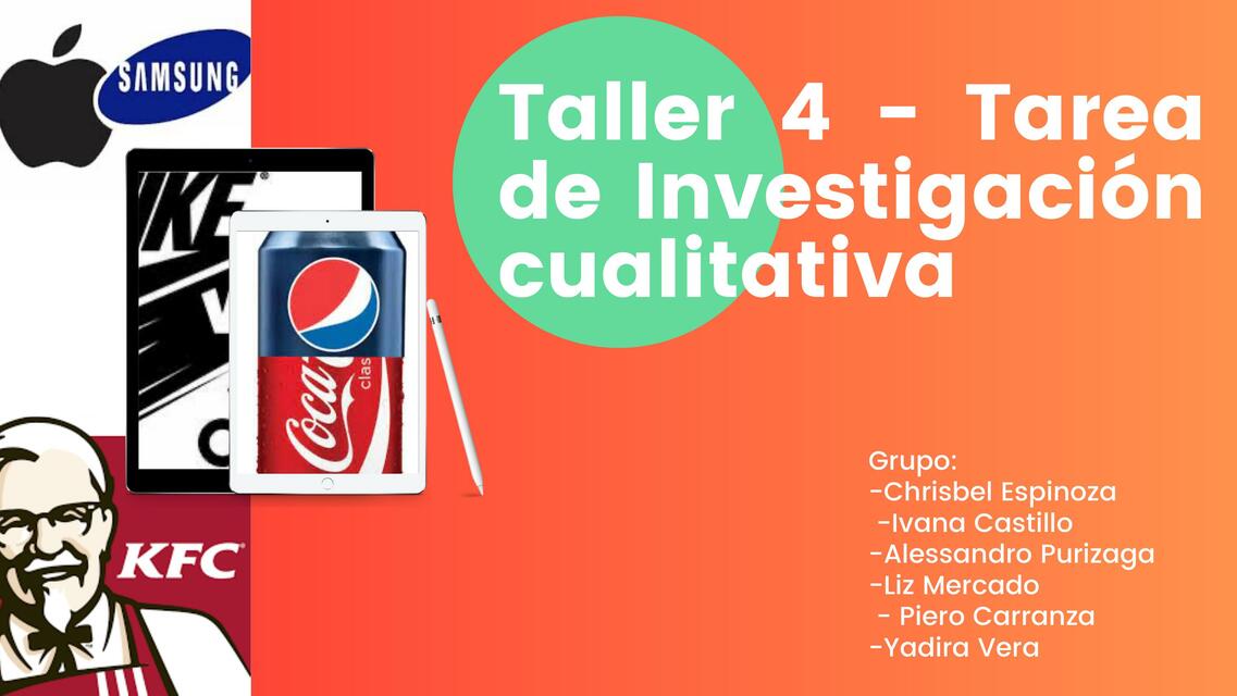 Taller 4 Tarea de Investigación cualitativa