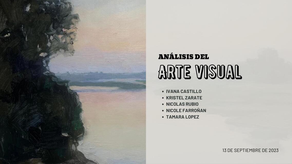 Análisis de arte visual 