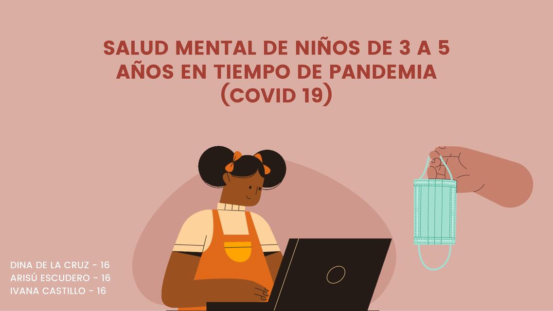 Salud mental de niños en tiempo de pandemia Covid  