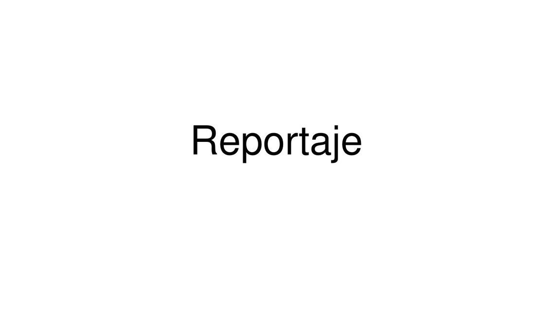 Reportaje