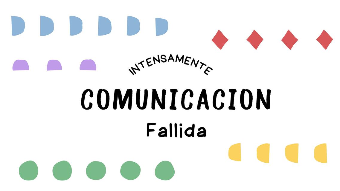 Comunicacion fallida en intasamente