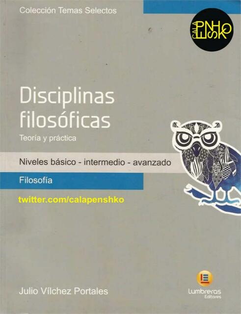 Disciplinas filosóficas (LUMBRERAS TEMAS SELECTOS)