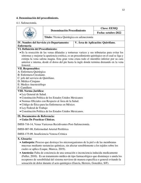 Manual de técnicas quirúrgicas en angiología