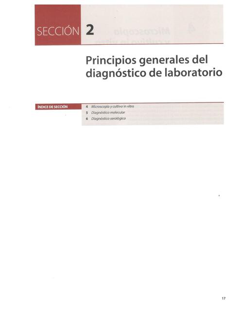 Principales Generales del Diagnóstico de Laboratorio 