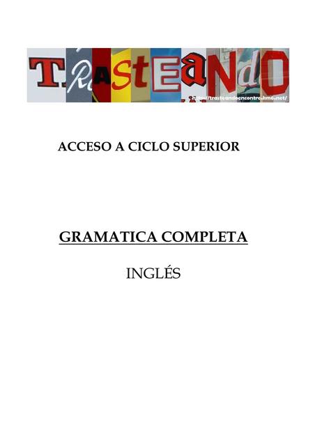 Gramatica completa INGLES