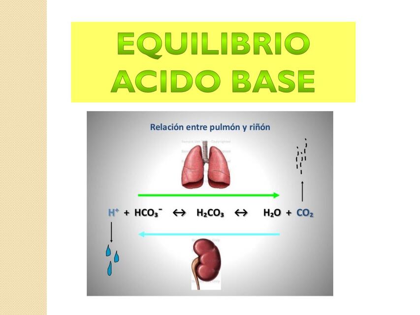 Equilibrio acido base 