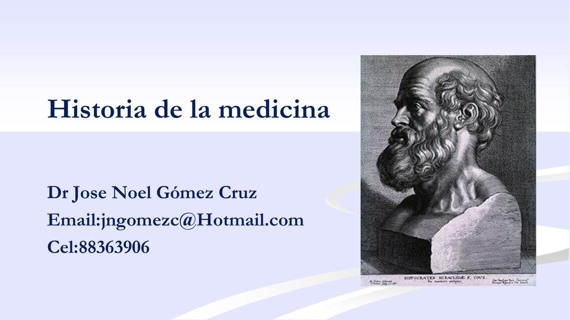 Historia de la Medicina 