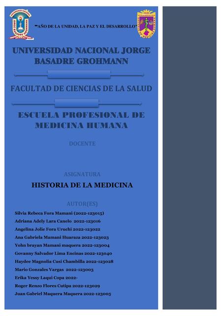 Historia de la medicina