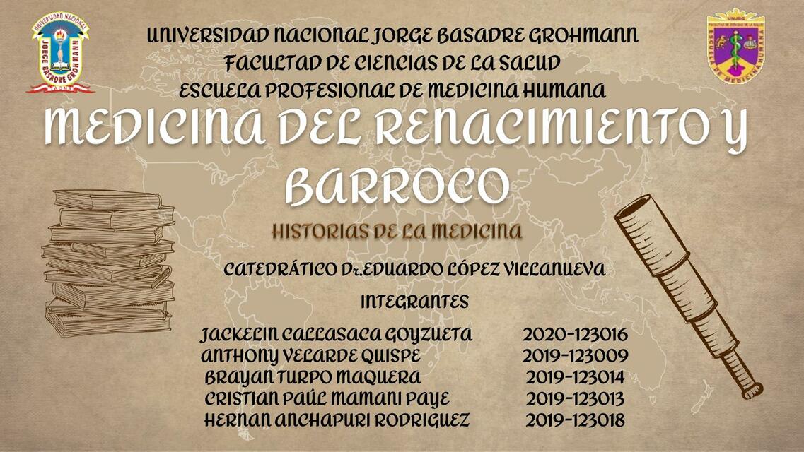 Medicina del Renacimiento y Barroco 