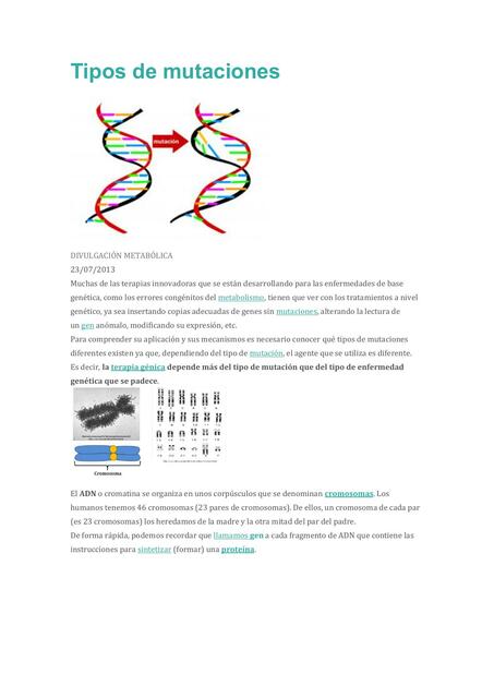 Mutaciones 