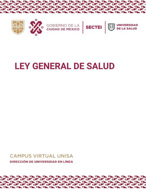 1 Ley General de Salud LGS