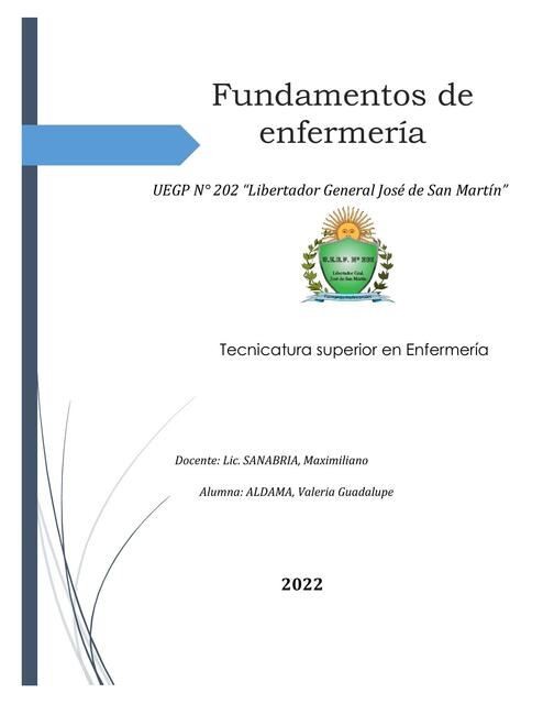 Fundamentos de enfermería