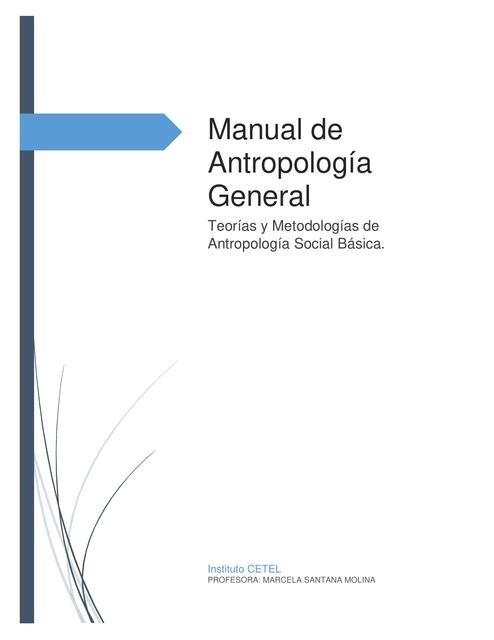 Manual de Antropología General