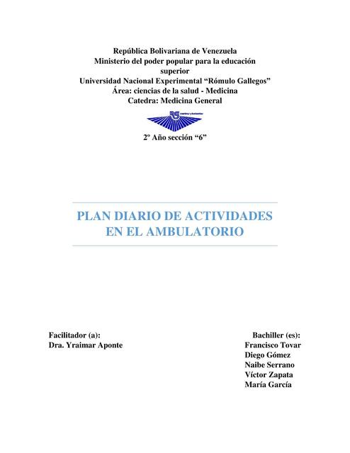 I INFORME MEDICINA GENERAL II ENERO 1