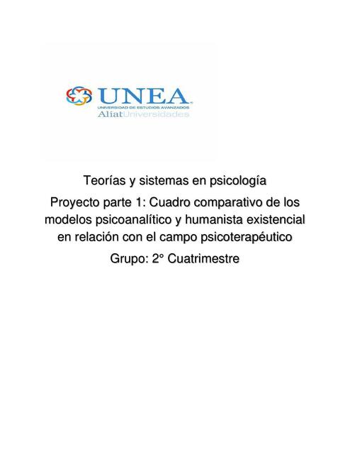 Teorías y Sistemas en Psicología