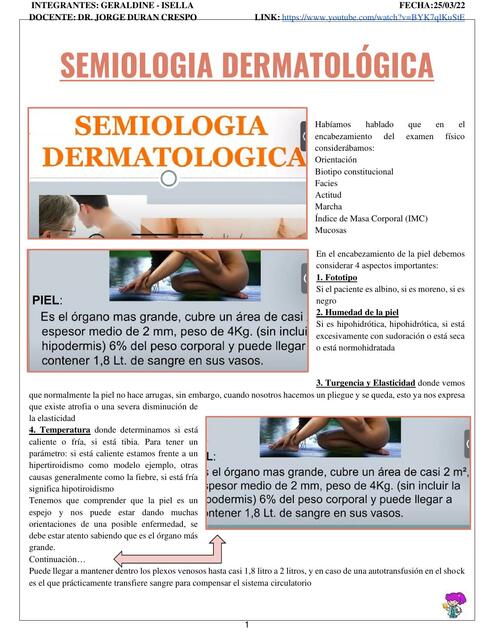 Semiología dermatológica 