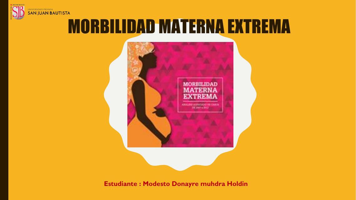 Morbilidad Materna Extrema