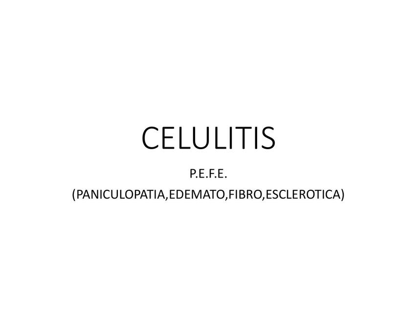 Celulitis 