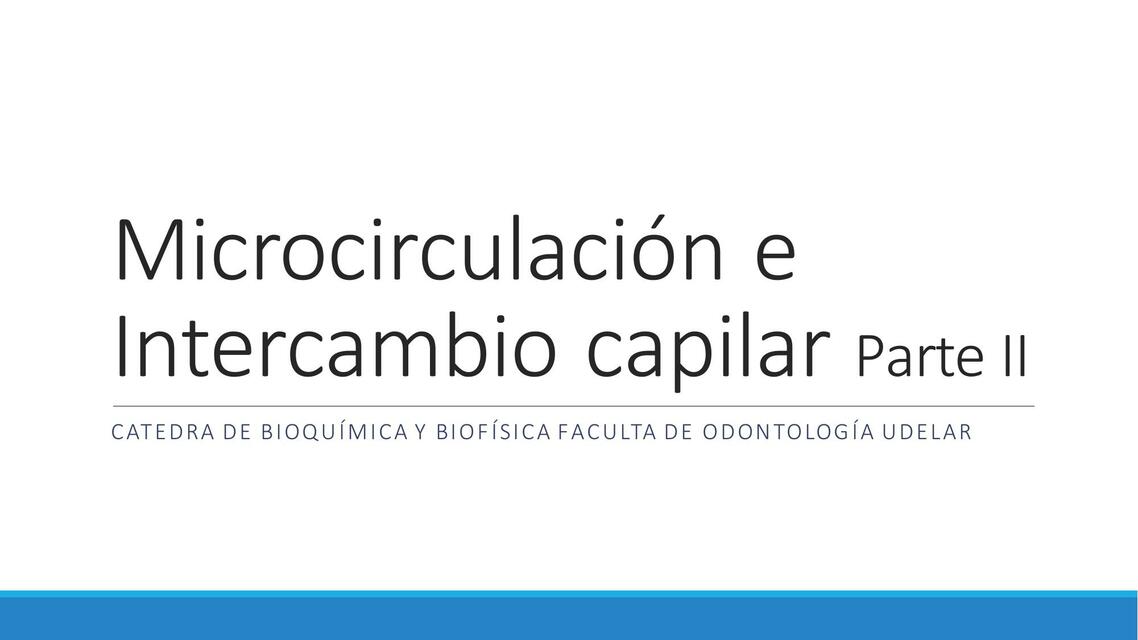 Microcirculación parte 2