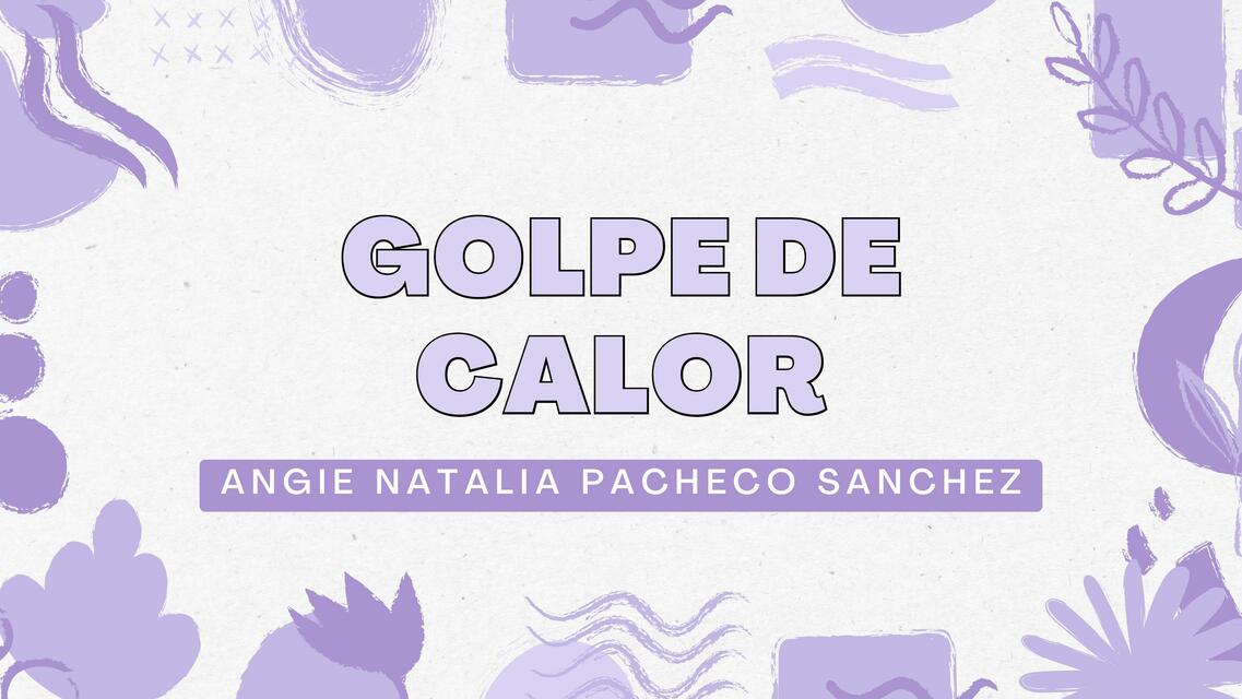 Golpe de calor