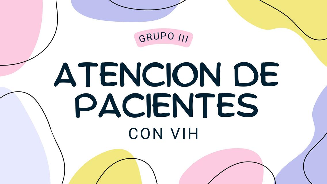 Atención de Pacientes con VIH