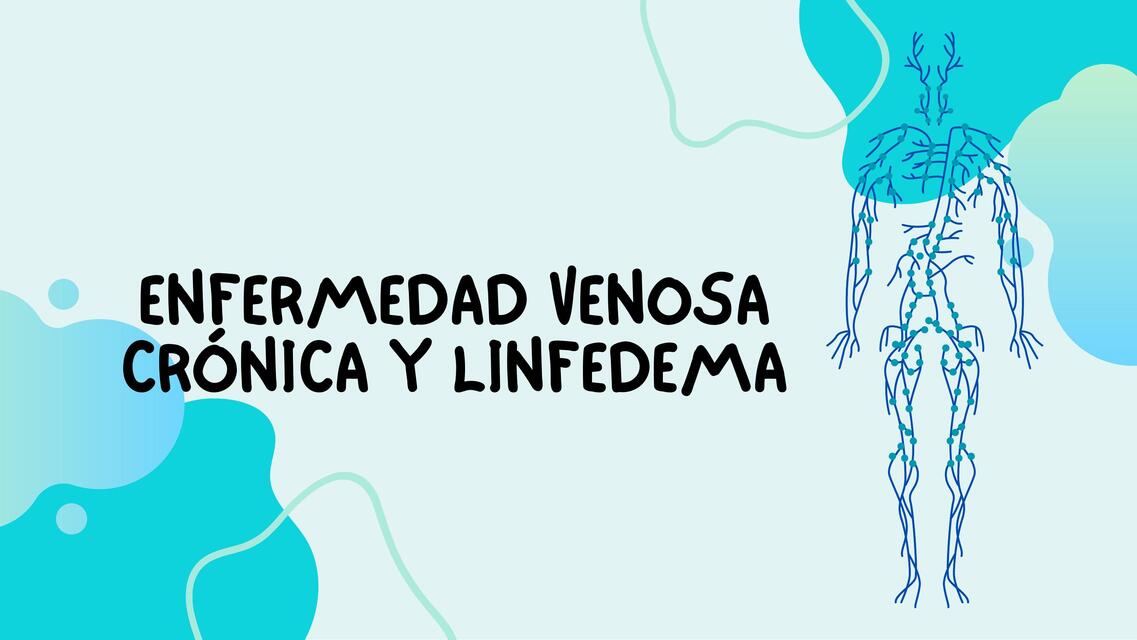 Enfermedad venosa crónica y linfedema 