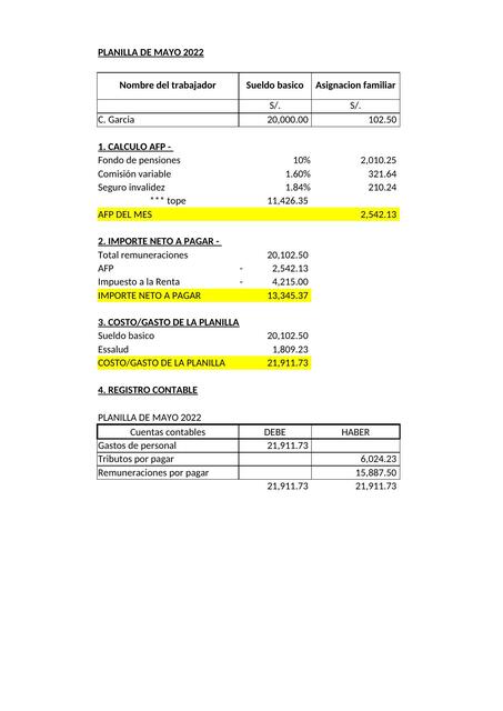 Ejercicios de Contabilidad 