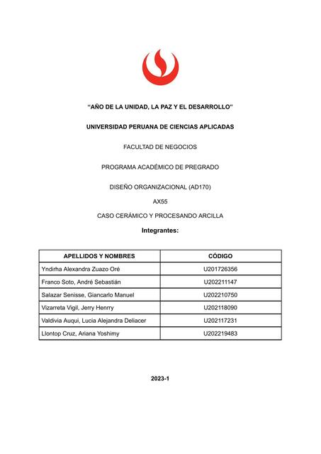 Caso ceramico y procesando arcilla 