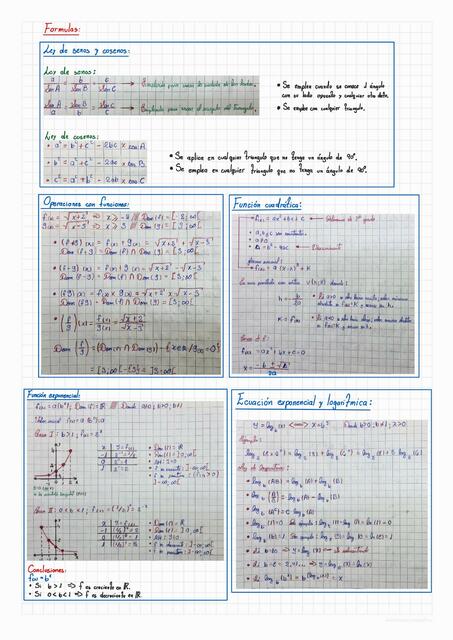 Formulas