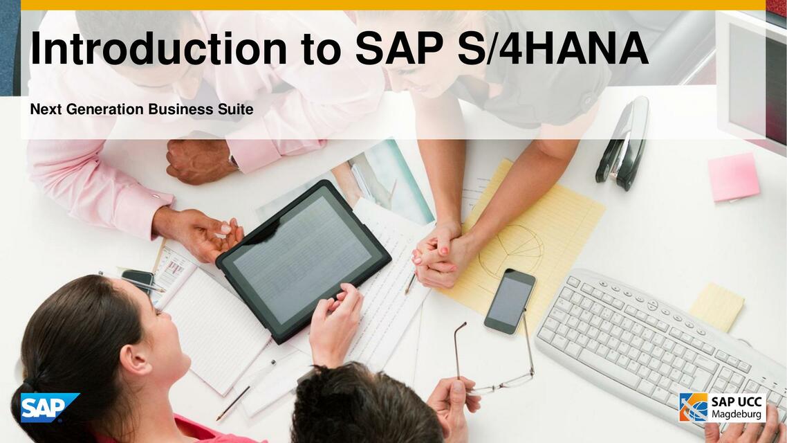 Introduction to SAP S/4HAN